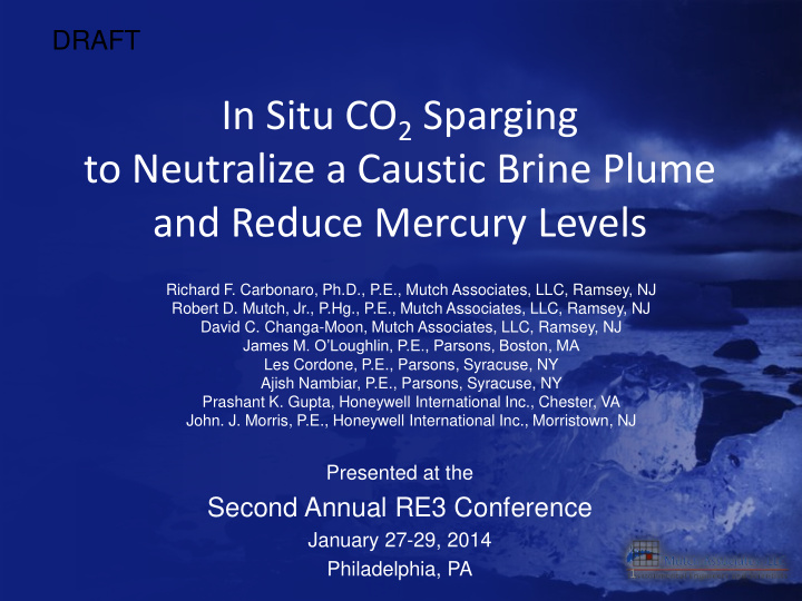 in situ co 2 sparging