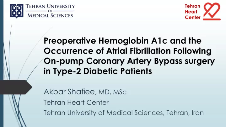 on pump coronary artery bypass surgery