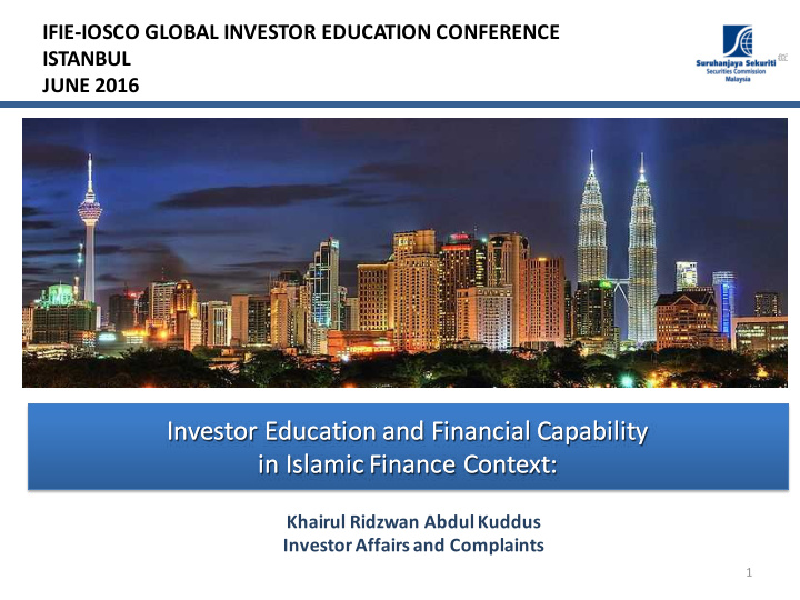 investor education and financial capability investor