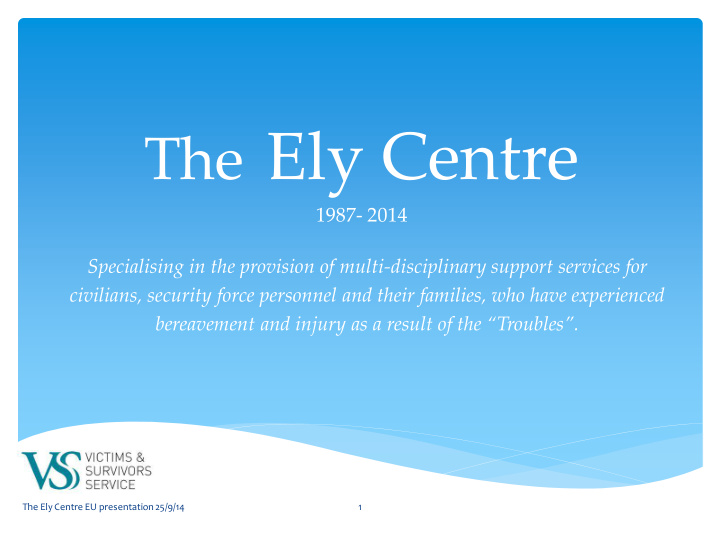 the ely centre
