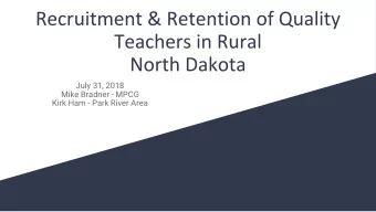 July 31, 2018  Mike Bradner - MPCG  Kirk Ham - Park River Area  Quality Employees  1.  Sample