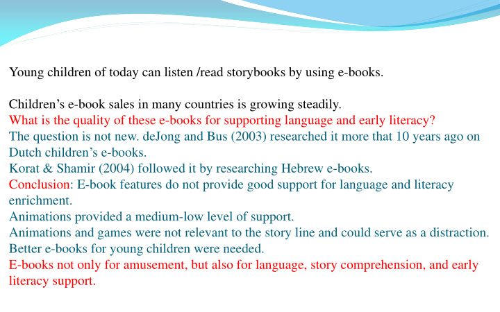 children s e book sales in many countries is growing