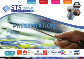 Our clients STS GROUP  www.stsgroupe.com  Plan  ABOUT US  02  ORGANIZATIONAL STRUCTURE  04