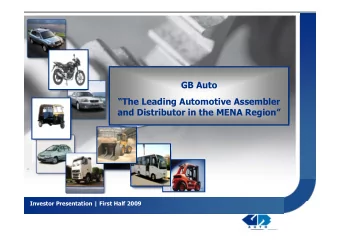 GB Auto  EVERYTHING ON WHEELS  The Ghabbour Group of Companies  The Leading Automotive