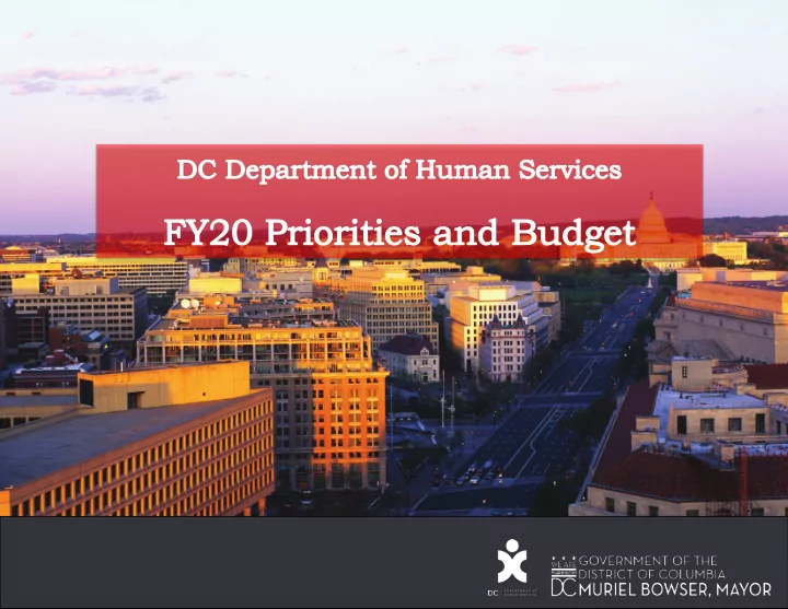 district local budget