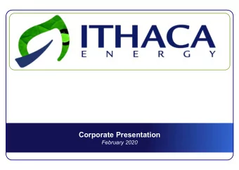 Corporate Presentation  February 2020  Cautionary Statement  This proprietary presentation