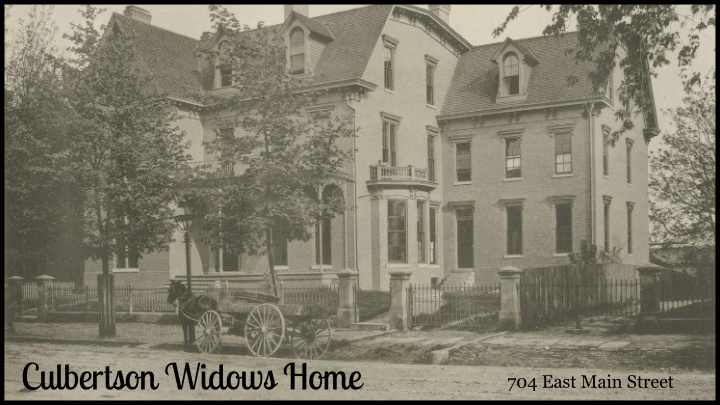 culbertson widows home