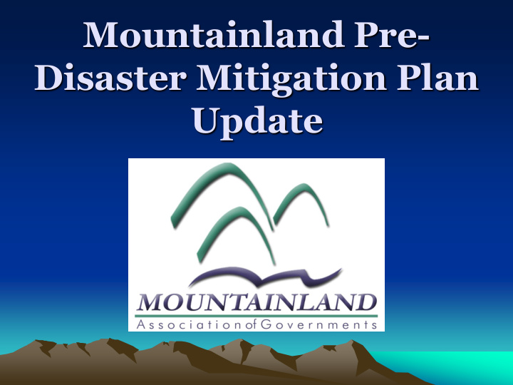 disaster mitigation plan