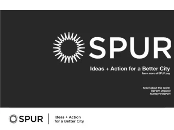 Safety First  Improving Hazard Resilience in the Bay Area  A white paper prepared for the SPUR
