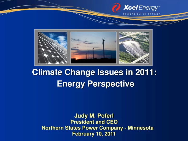 climate change issues in 2011