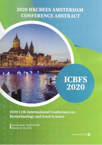 2020 11th International Conference on Biotechnology and Food Science  2020 11th International