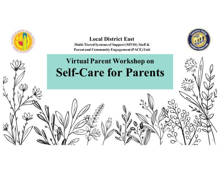 self care for parents