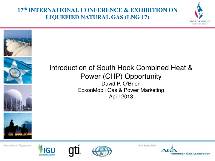 introduction of south hook combined heat power chp