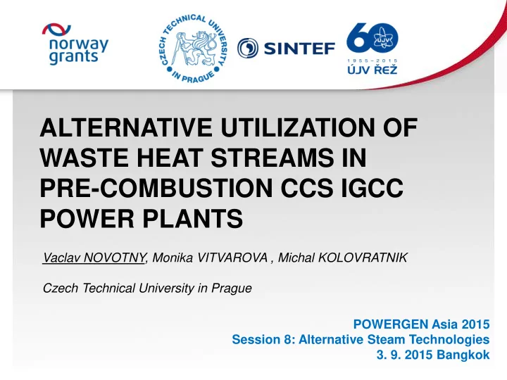 pre combustion ccs igcc