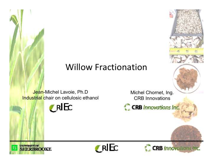 willow fractionation