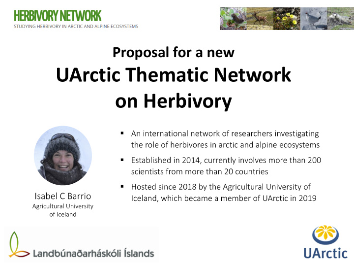 uarctic thematic network on herbivory