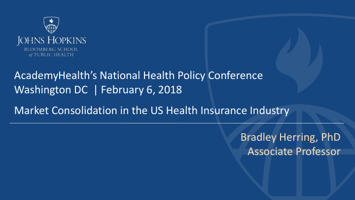 academyhealth s national health policy conference