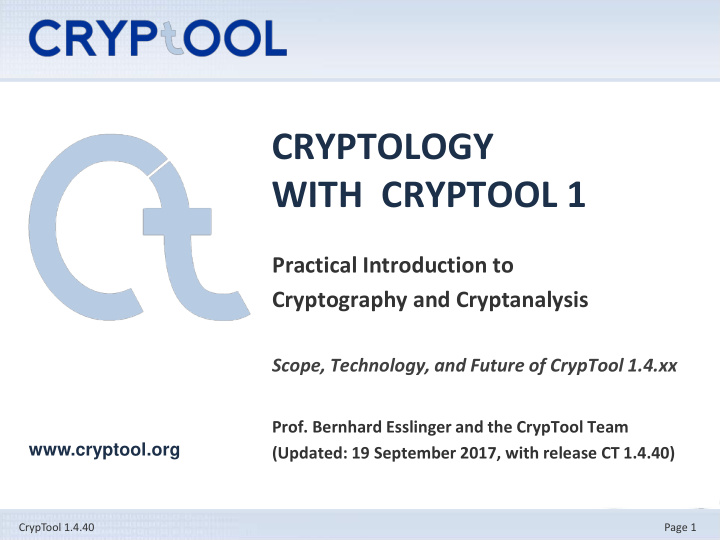 cryptology with cryptool 1