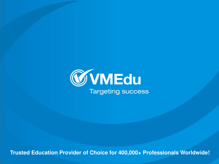 trusted education provider of choice for 400 000