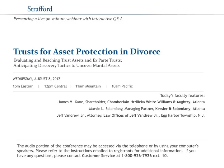trusts for asset protection in divorce evaluating and
