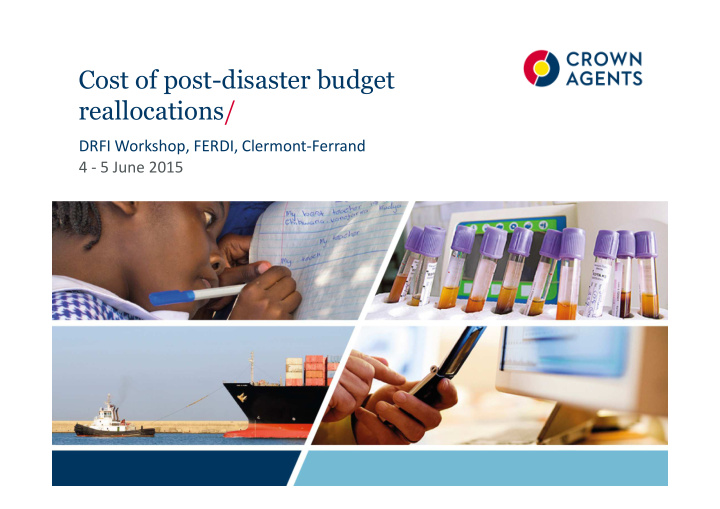 cost of post disaster budget reallocations