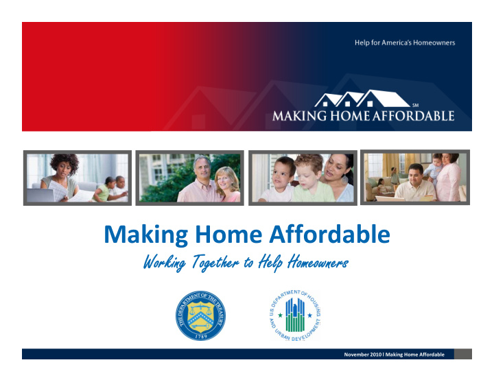 making home affordable