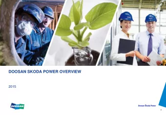 2015  0  DOOSAN SKODA POWER OVERVIEW  Introduction to Doosan Group  Doosan koda Power