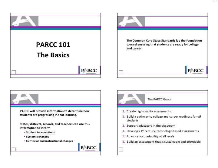 parcc 101