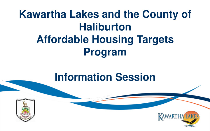 kawartha lakes and the county of