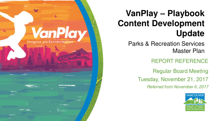 vanplay playbook