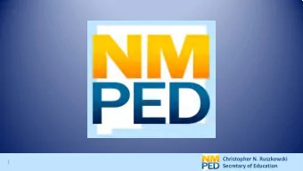 Christopher N. Ruszkowski  Christopher N. Ruszkowski  1  Secretary of Education  Secretary of