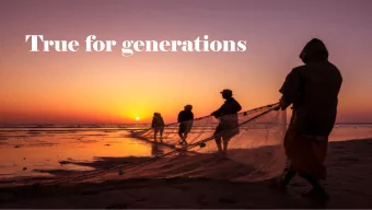 True for generations  Agenda              Overview  Our ac  r achi  hievement