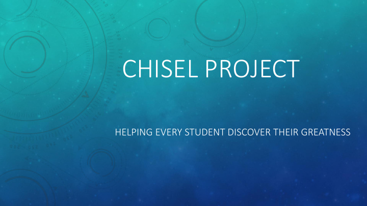 chisel project