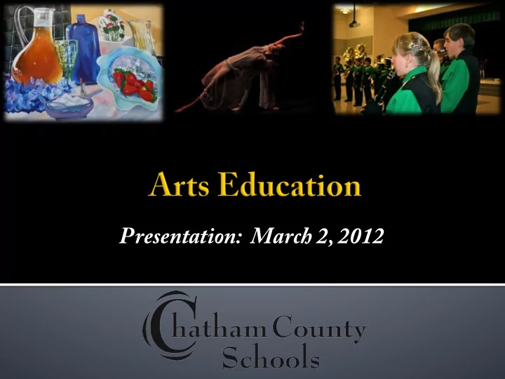 presentation march 2 2012 five elementary schools five k