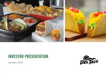 2  3  4  (1) Based on unit count  (2) Represents FY2018 sales data and unit counts as of FY2018  5