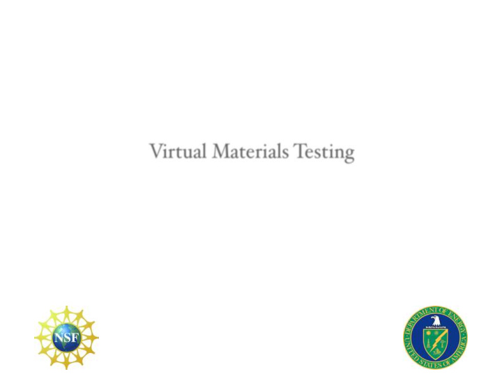 virtual materials testing