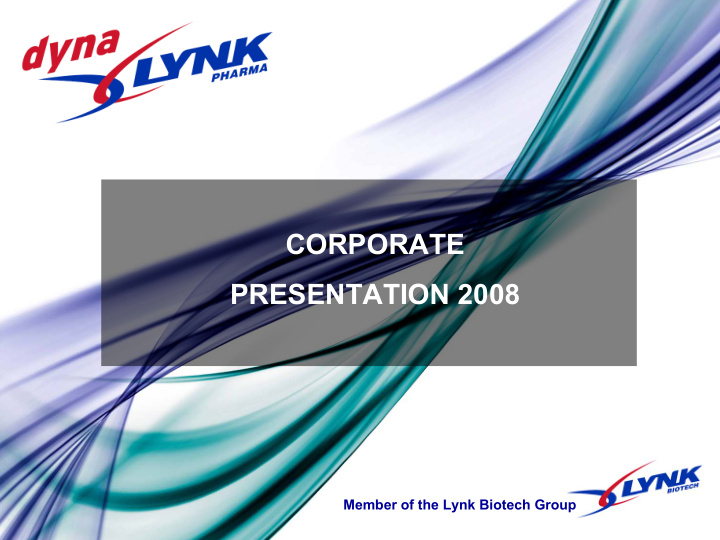 corporate presentation 2008