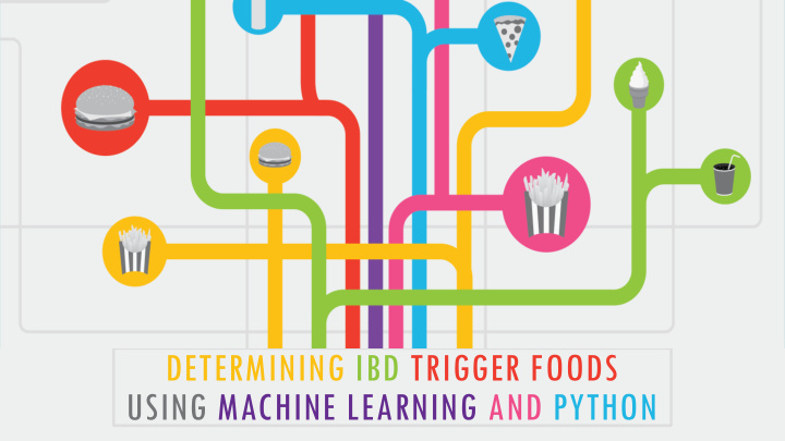 determining ibd trigger foods using machine learning and