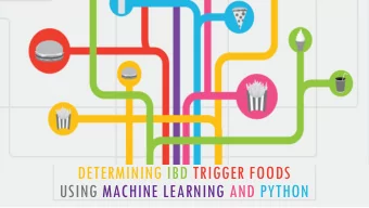 DETERMINING IBD TRIGGER FOODS  USING MACHINE LEARNING AND PYTHON  WHATS IBD?  Inflammatory