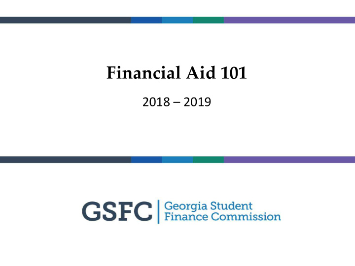 financial aid 101