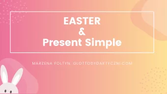 EASTER  &amp;  Present Simple  MARZENA FOLTYN, GLOTTODYDAKTYCZNI.COM  prepare  New words  bake  do