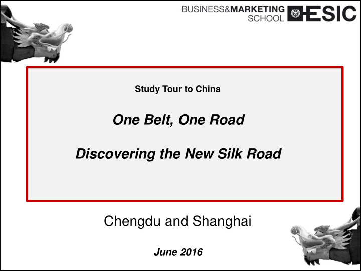 one belt one road discovering the new silk road chengdu