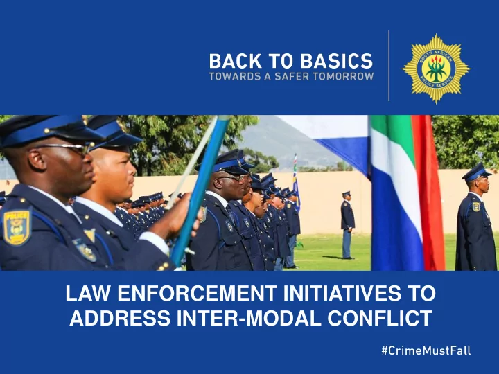 address inter modal conflict contents