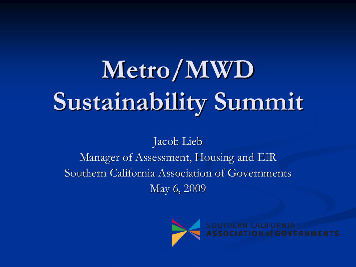 metro mwd metro mwd sustainability summit sustainability