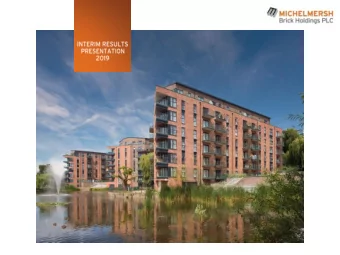 Disclaimer The information contained in this presentation document (the presentation, which