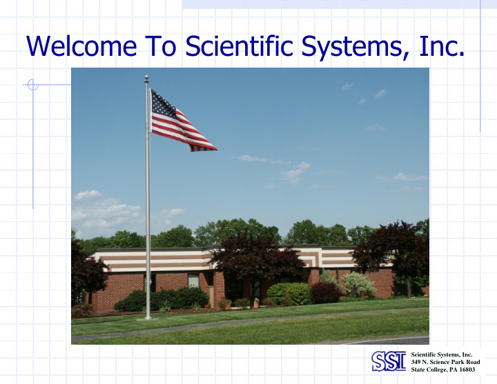 welcome to scientific systems inc