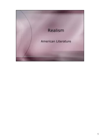 1  reaction to Romantic ideals of the previous generation(s). defined as &quot;the faithful