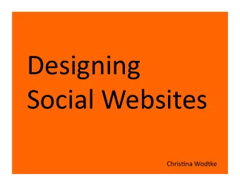 Designing SocialWebsites  Chris3naWodtke  PageaboutChris3na