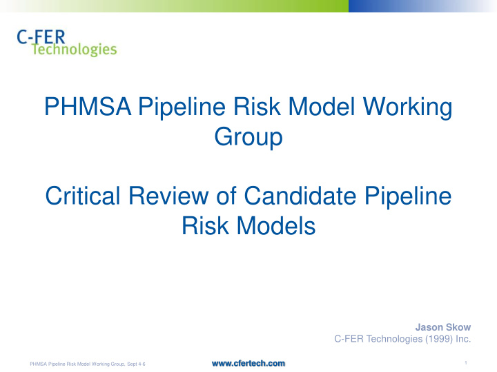 risk models