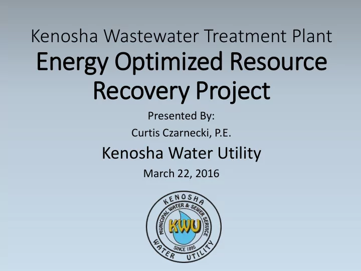 recovery ry project